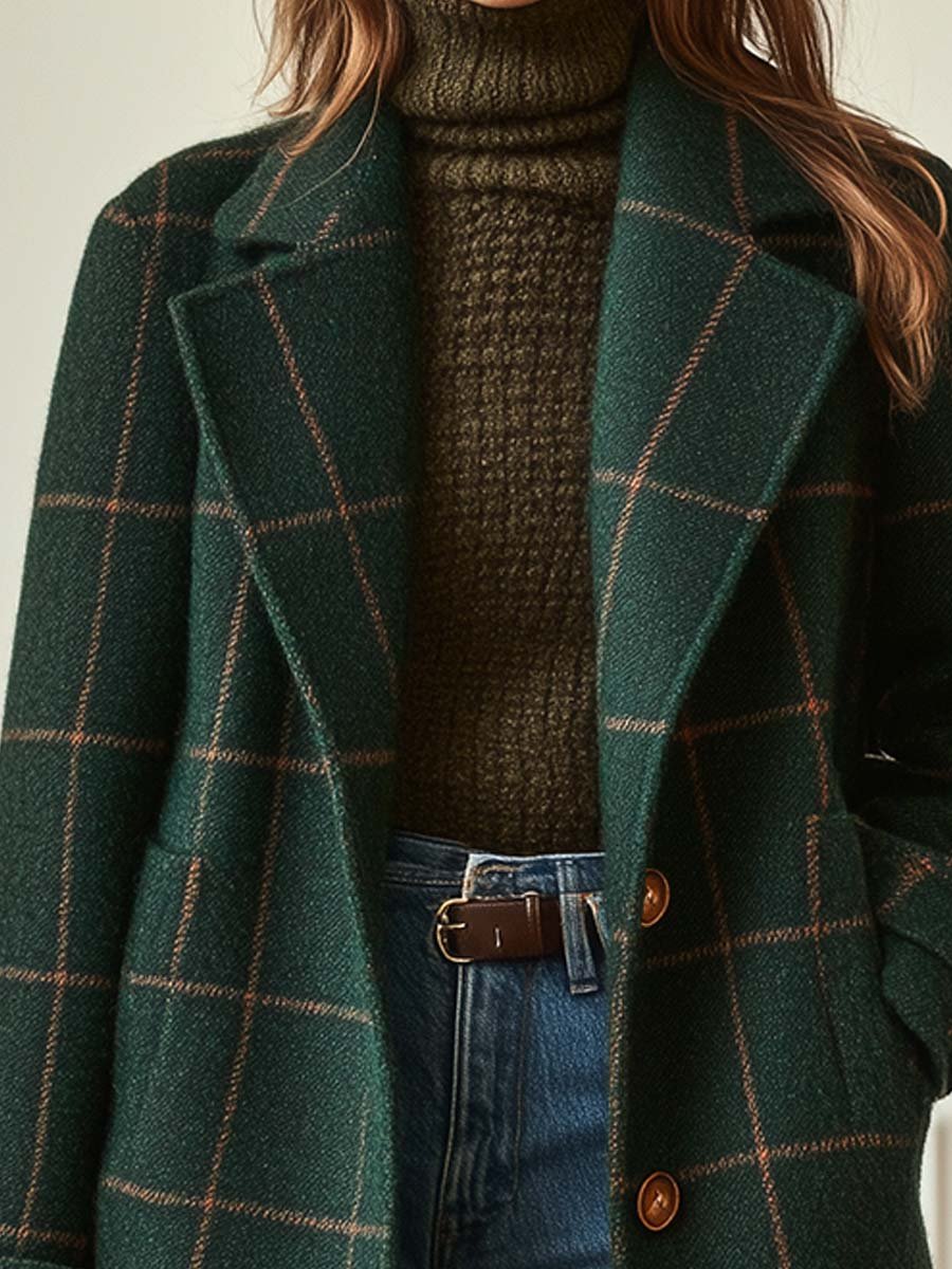 Kimberly Benn | Classic Plaid Coat