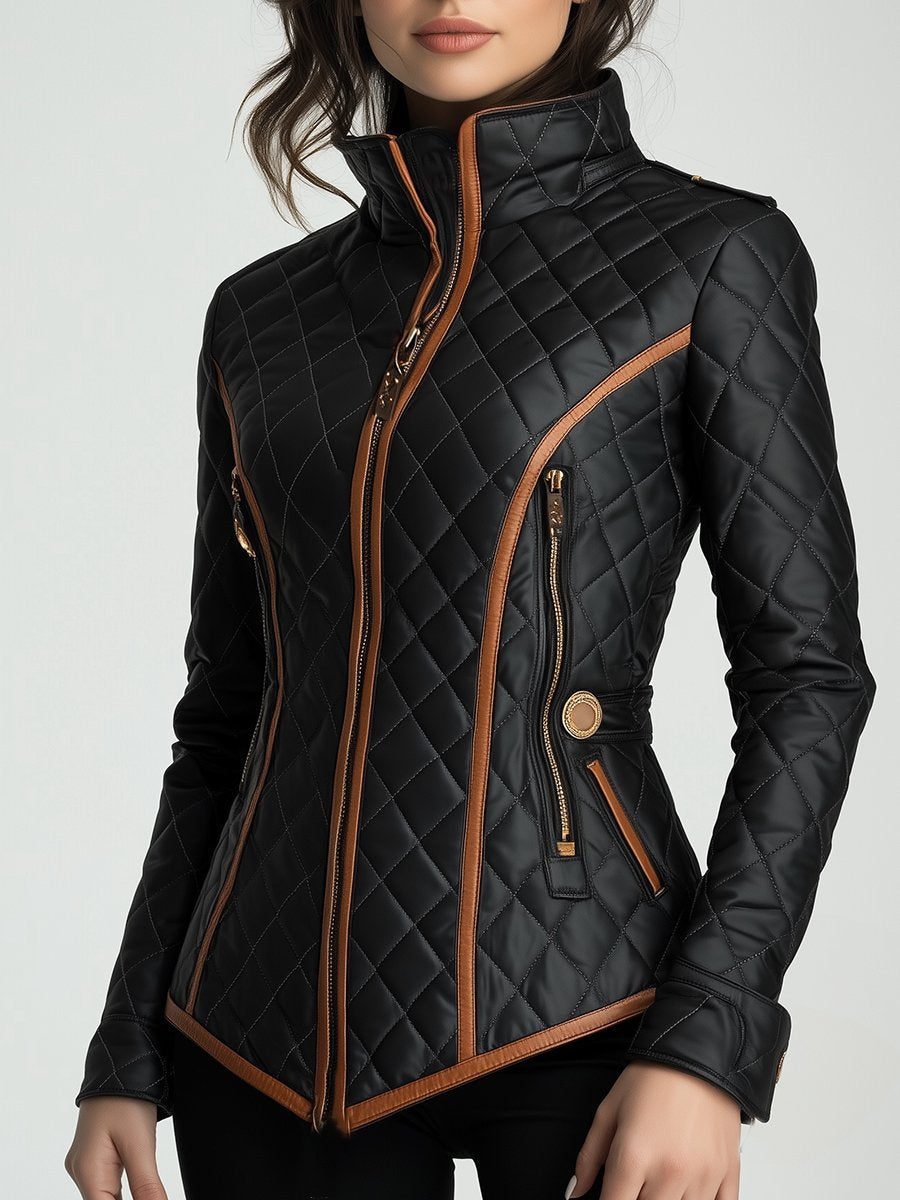 Kimberly Benn | Diamond-Quilted Padded Jacket