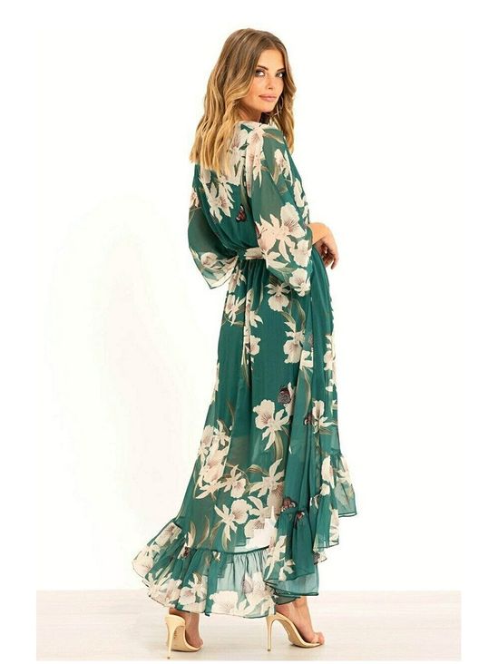 Kimberly Benn | Elegant Kimono Midi Dress