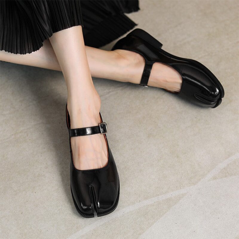 Kimberly Benn | Leather Mary Janes