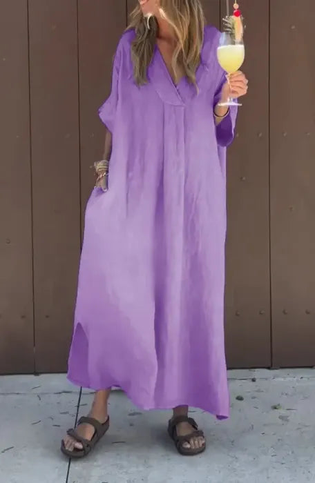 Kimberly Benn | Oversized V-Neck Dress