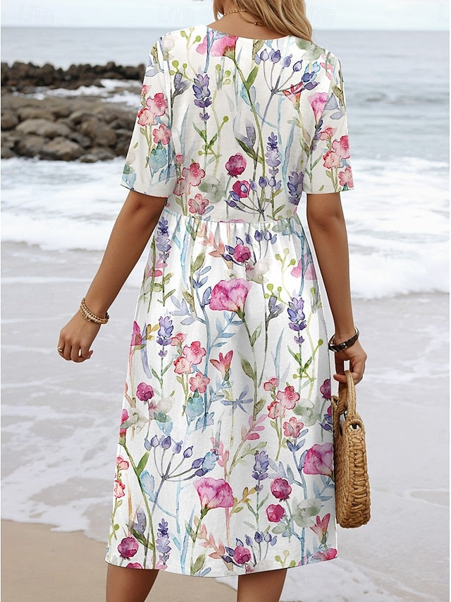 Kimberly Benn | Floral Breezy Midi