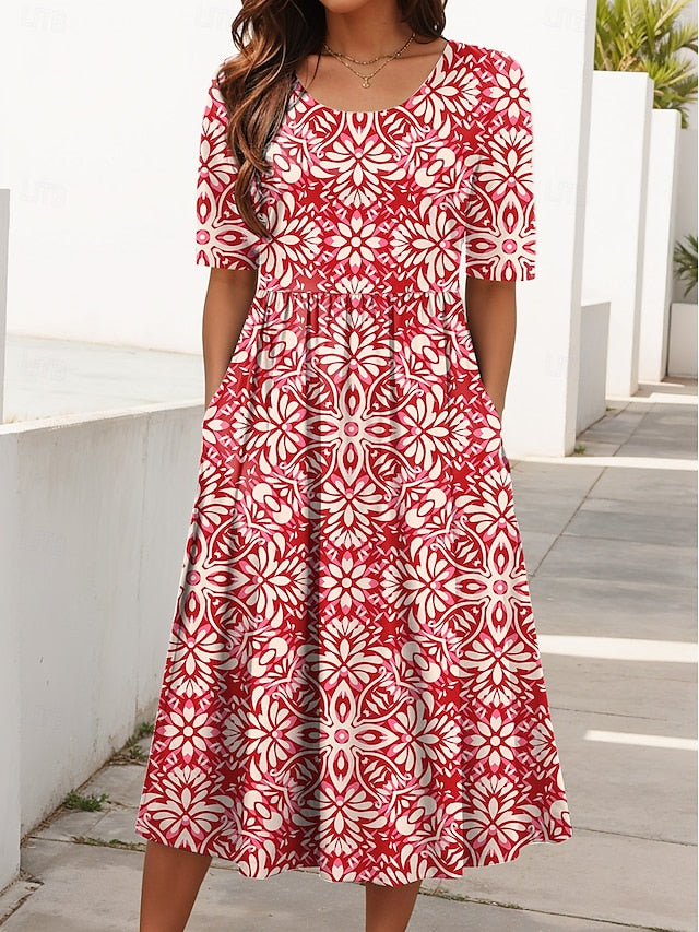 Kimberly Benn | Floral Breezy Midi