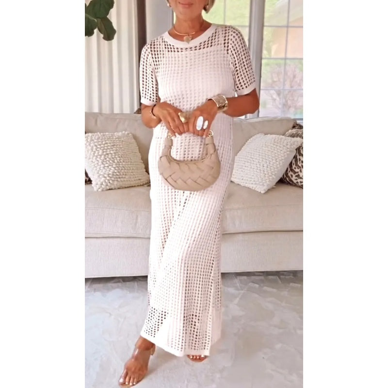 Kimberly Benn | Sheer Knit Maxi Dress