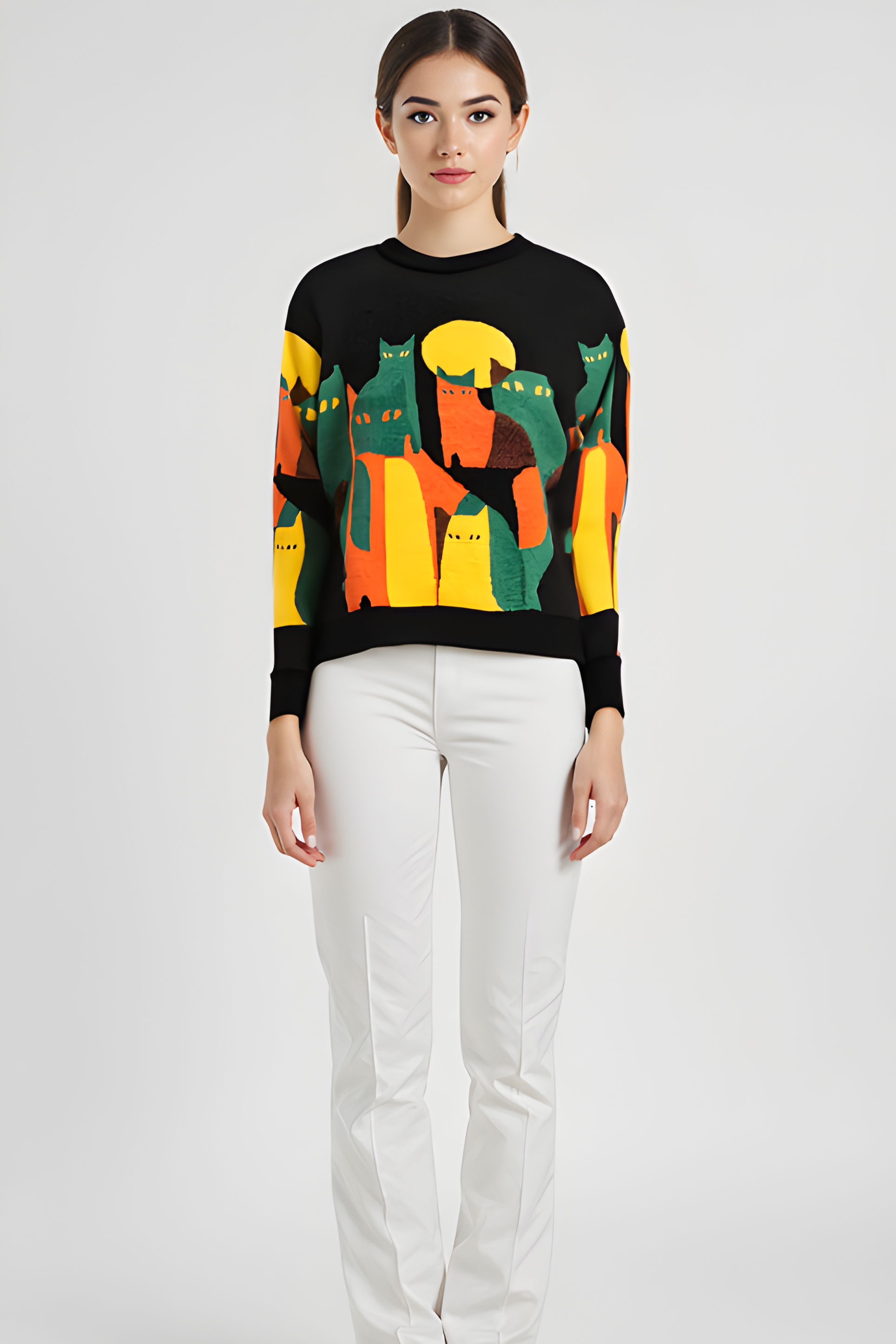 Kimberly Benn | Unisex Cat Sweater