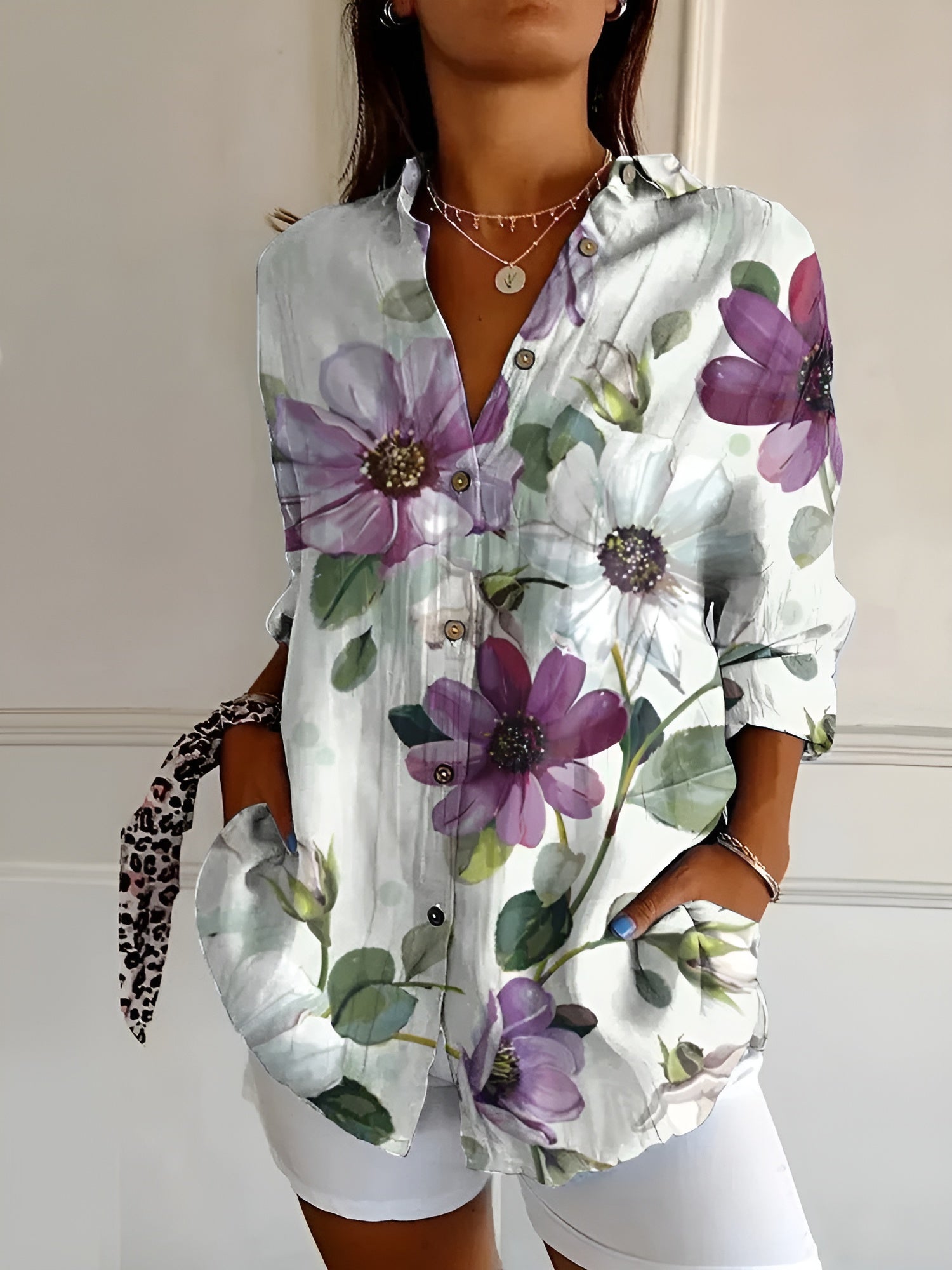 Kimberly Benn | Floral Blouse