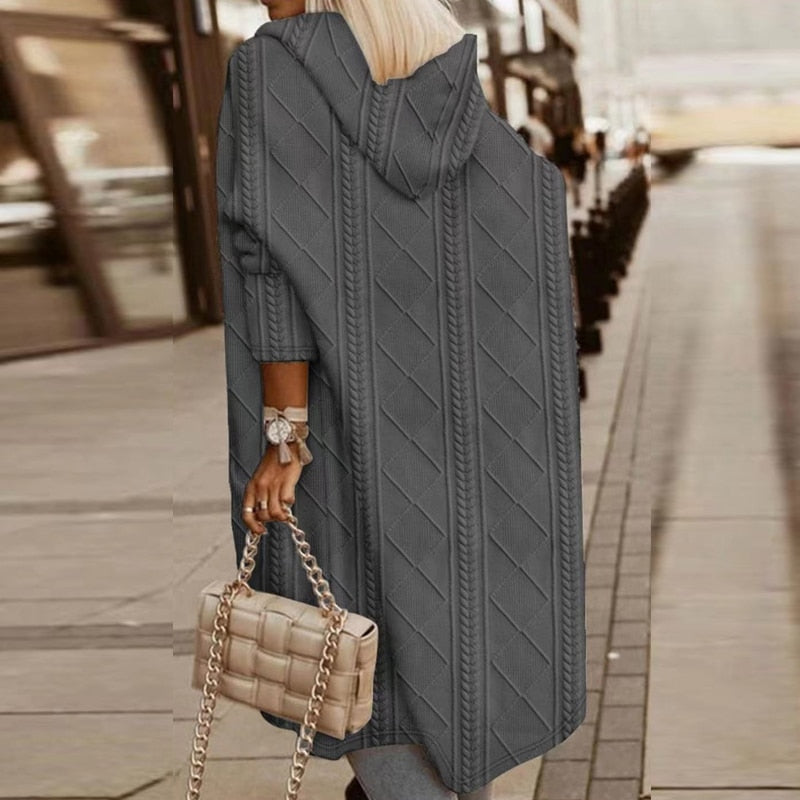 Kimberly Benn | Extended Length Hooded Cardigan