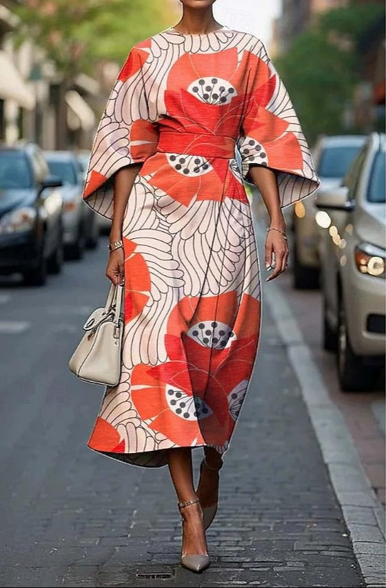 Kimberly Benn | Floral Midi Dress